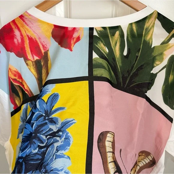 SOLD! Weekend MAXMARA Cut-Label Wide Relaxed Fit crepe Top Size:Small 160/84A - Picture 11 of 13